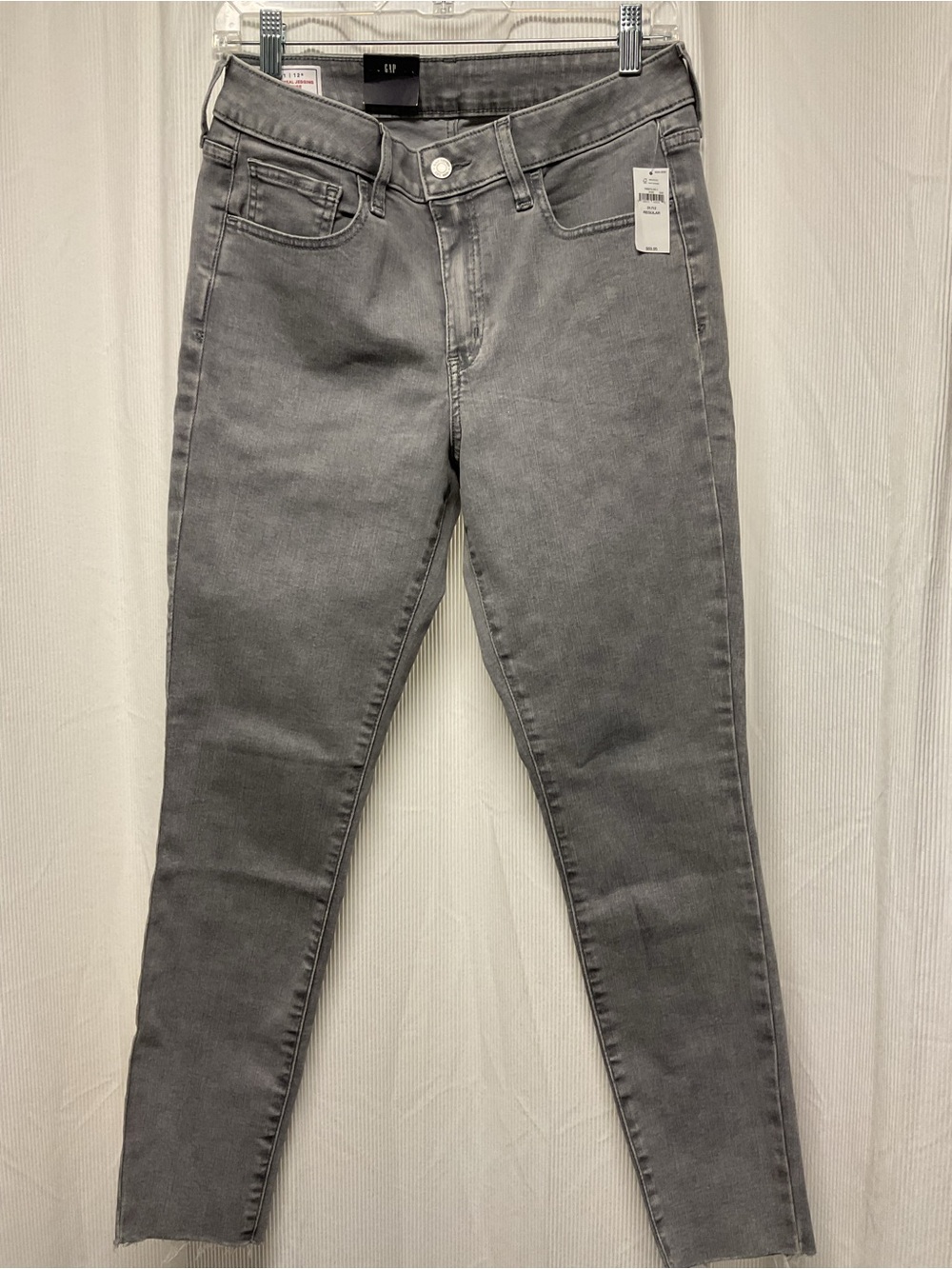 GAP Charcoal High-Rise Skinny Jeans 12